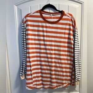 Long Sleeve Striped Top